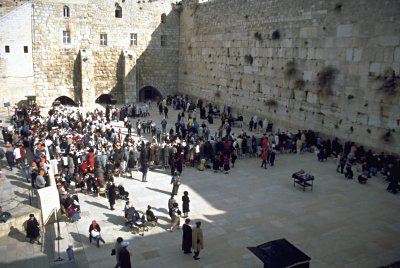 Jerusalem - Die Westmauer des Herodianischen Tempels