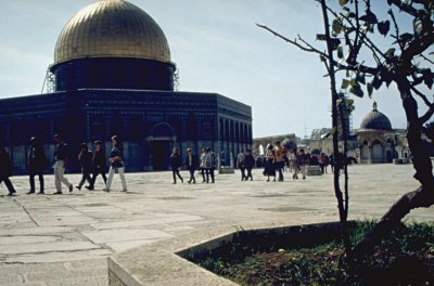 Jerusalem - Platz beim Felsendom