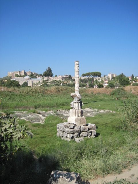 Säule Artemistempel Ephesus